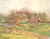 BINDON ABBEY. Mill Angel Clare, Tess D'Urbervilles 1906 old antique print