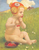 SLOVAKIA. A baby Slovak 1909 old antique vintage print picture