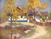 HUNGARY. Cottage at Kalocsa 1909 old antique vintage print picture