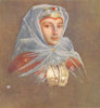 ROMANIA. Belle of Zsdjar 1909 old antique vintage print picture