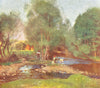 HUNGARY. Streams in east 1909 old antique vintage print picture