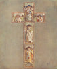ESZTERGOM. Cross embroidered, Chasuble, treasure 1909 old antique print