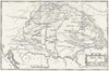 HUNGARY. Sketch 1909 old antique vintage map plan chart