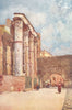 ROME. Temple of Mars Ultor 1905 old antique vintage print picture