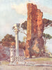 ROME. Flavian Basilica, Palatine 1905 old antique vintage print picture