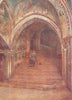 ROME. Holy Stairs at Sagro Speco 1905 old antique vintage print picture