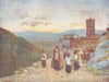 ROME. Parade Host at Subiaco 1905 old antique vintage print picture