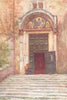 ROME. Entry to Aracoeli Forum 1905 old antique vintage print picture