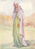 COSTUME. A Woman of reign Henry III 1216-1272 1926 old vintage print picture
