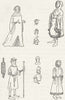 ENGLAND. Costumes of reign Henry IV 1926 old vintage print picture