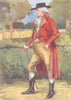 COSTUME. A Woman of reign George III 1760-1820 1926 old vintage print picture