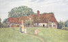 KATE GREENAWAY. CUMBS. Farm House 1905 old antique vintage print picture