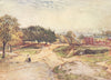 LONDON. St Paul's from Hampstead 1907 old antique vintage print picture
