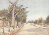LONDON. Spaniards Road, Hampstead 1907 old antique vintage print picture