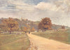 LONDON. Highgate from Parliament Hill Fields 1907 old antique print picture