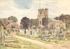 LONDON. Edmonton Church 1907 old antique vintage print picture