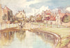 LONDON. Hendon 1907 old antique vintage print picture