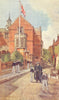 LONDON. Harrow 1907 old antique vintage print picture