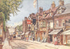LONDON. High Street, Twickenham 1907 old antique vintage print picture