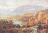 SCOTLAND. Loch Achray & Ben Venue, Perthshire 1904 old antique print picture