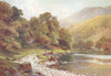 PERTHSHIRE. Below slopes of Ben Ledi, Callander 1904 old antique print picture