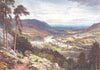 PERTHSHIRE. Dunkeld & Birnam from Craigiebarns 1904 old antique print picture