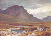 SCOTLAND. Moor of Rannoch, Perthshire & Argyll 1904 old antique print picture