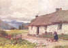SCOTLAND. A Croft Loch Etive, Argyll 1904 old antique vintage print picture