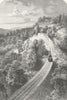 SWITZERLAND. Railway up Rigi 1891 old antique vintage print picture