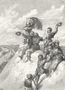 SWITZERLAND. Wetterhorn 1891 old antique vintage print picture