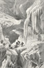 SWITZERLAND. Ice World 1891 old antique vintage print picture