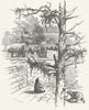 SWITZERLAND. Bear Pit, Berne 1891 old antique vintage print picture