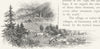 SWITZERLAND. Gressoney St Jean 1891 old antique vintage print picture