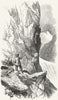 SWITZERLAND. Matterhorn 1891 old antique vintage print picture