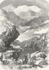 SWITZERLAND. Great St Bernard 1891 old antique vintage print picture