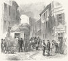 SWITZERLAND. Swiss Diligence Bureau de Poste 1891 old antique print picture