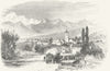 SWITZERLAND. Gap, Birthplace of Farel 1891 old antique vintage print picture