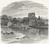 IRELAND. Holy Cross Abbey, Tipperary 1888 old antique vintage print picture