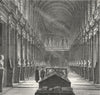 IRELAND. Trinity College Library 1888 old antique vintage print picture