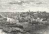 IRELAND. Drogheda rail bridge 1888 old antique vintage print picture