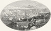 IRELAND. Cork 1888 old antique vintage print picture