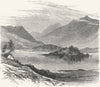 IRELAND. Pins of Bunnabeola 1888 old antique vintage print picture