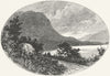 IRELAND. Kylemore 1888 old antique vintage print picture