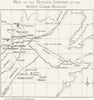 NORTH CHINA ANGLICAN MISSION STATIONS. Protestant church. Peking 1897 old map