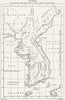 KOREA ANGLICAN CHURCH MISSION STATIONS. Protestant Ecclestiastical 1897 map