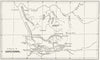 ANGLICAN DIOCESE OF CAPETOWN. Showing towns. SOUTH AFRICA 1897 old antique map