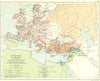 ECCLESIASTICAL EUROPE 814-1066AD. Province Diocese Nestorian Jacobite 1897 map
