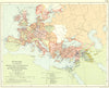RELIGIOUS EUROPE 1066-1096AD. Patriarchates Provinces Heresies Islam 1897 map