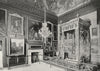 HAMPTON COURT. Queen Anne's Bedroom 1897 old antique vintage print picture