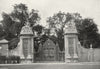 LONDON. Lion Gates, Hampton Court 1897 old antique vintage print picture